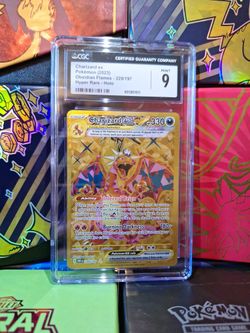 Charzard EX (2023) Obsidian Flames - 228/197 Hyper Rare - Holo CGC MINT 9