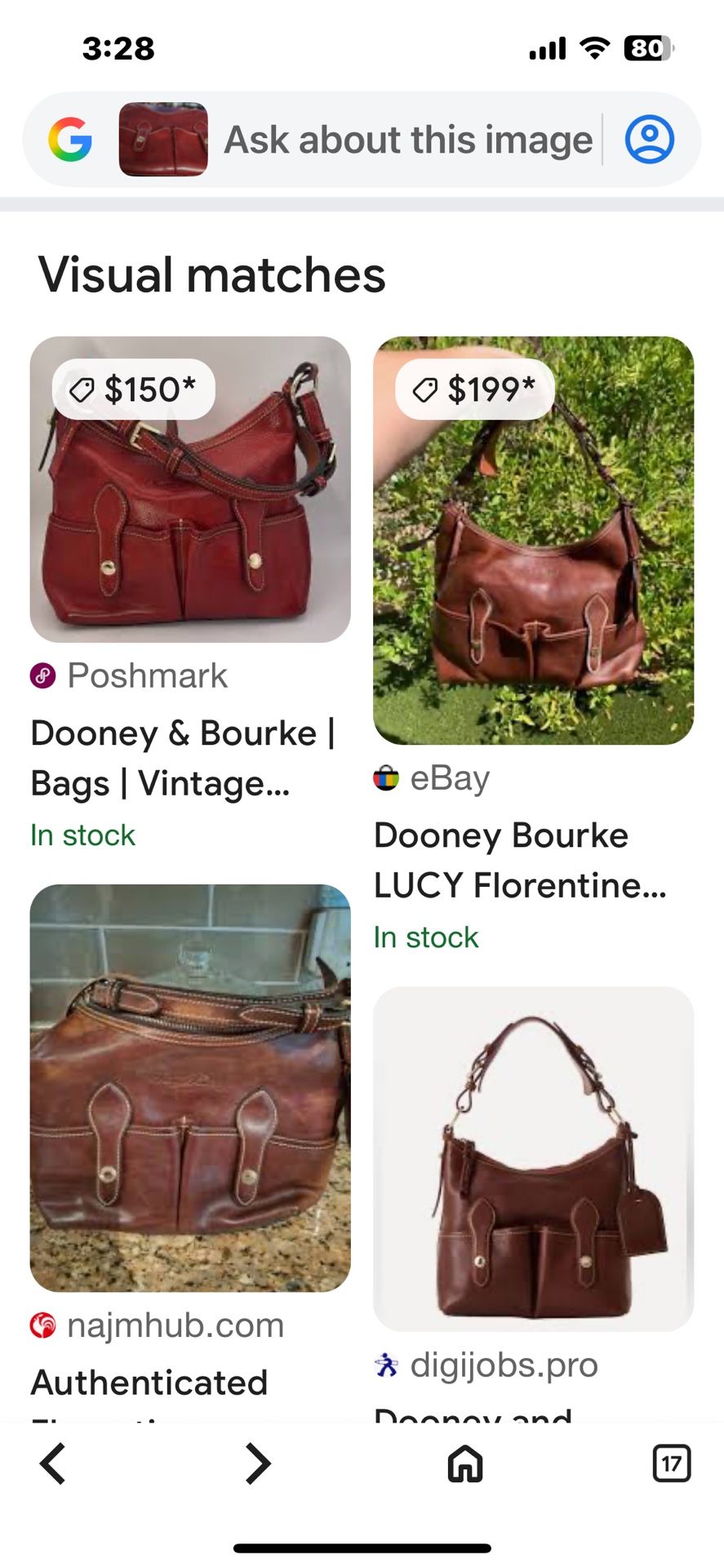 Maroon (Dooney @ Burke Vintage Purse $75