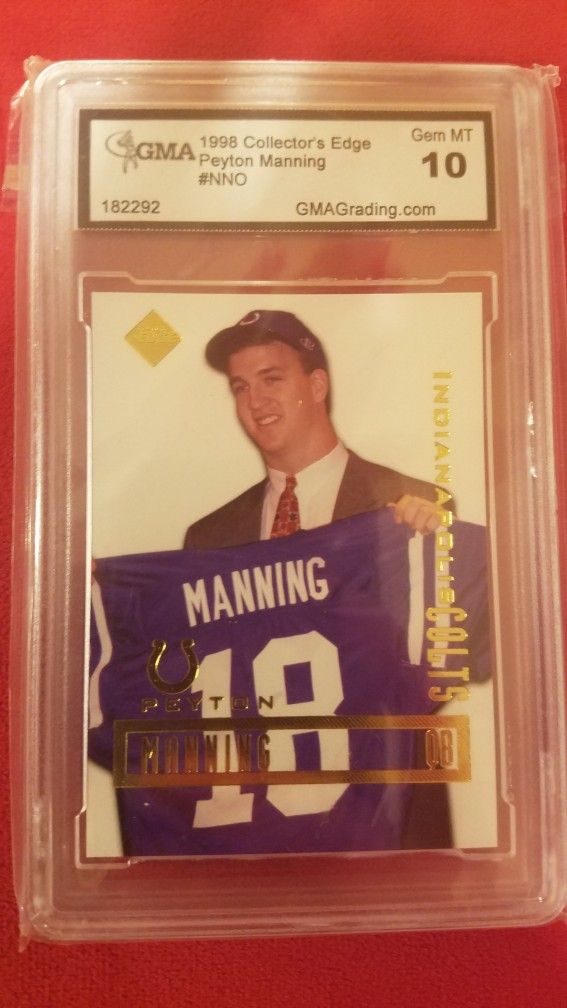 peyton manning rookie card