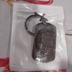 Christian Keychain With Cross 