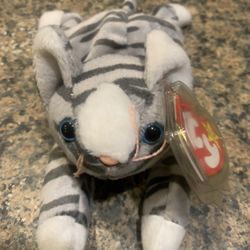Ty Beanie Babies Prance The Grey Cat EXTREMELY RARE