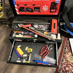 Like New Tool Box With Tools Etc 