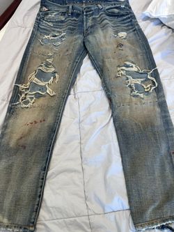 Polo Ralph Lauren Men Distressed Jeans 34x32