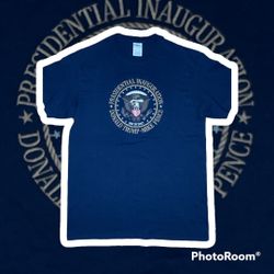 Official Donald Trump MD 2017 Inaugural Embroidered Logo MAGA T Shirt 