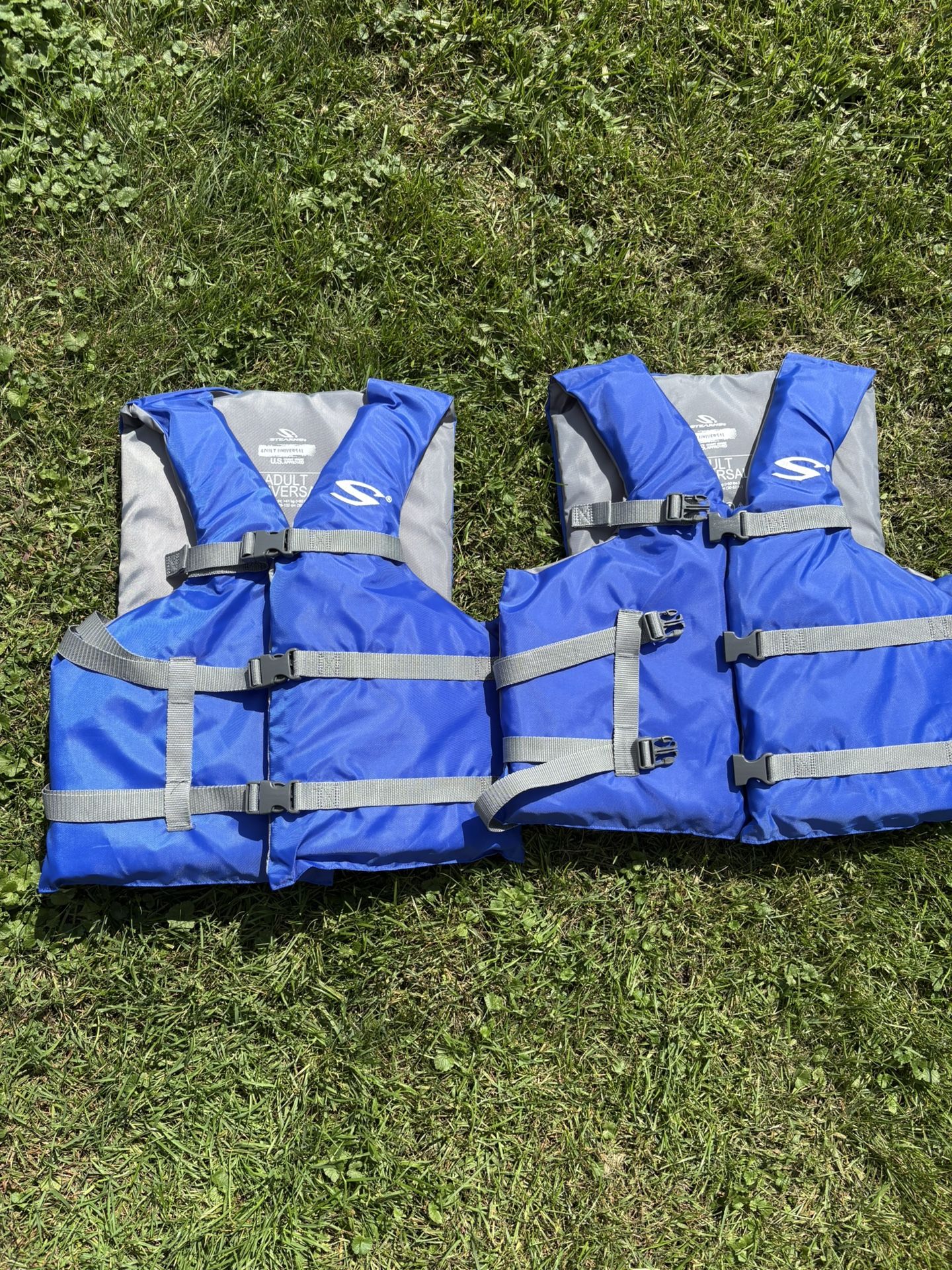 2 Adult Sized Life Jackets