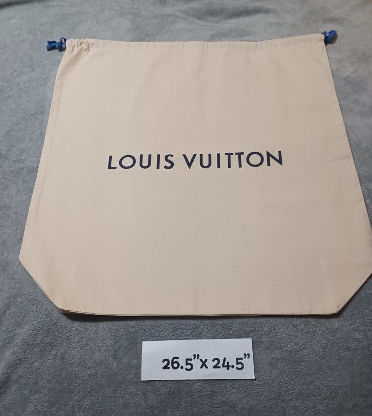 Large Louis Vuitton Dust Bag 26.5" × 24.5"