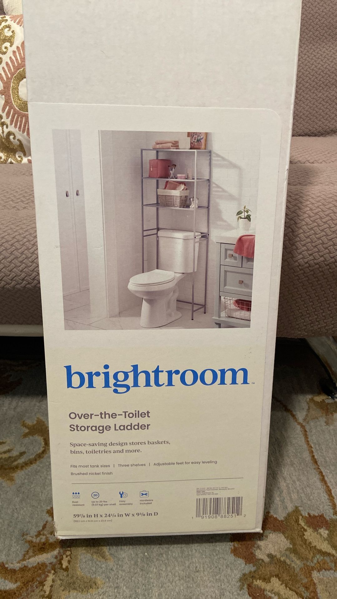 Brightroom Over The Toilet Storage Ladder New In Box