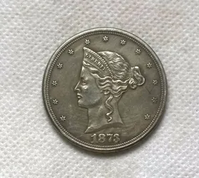 USA 1873 Beaded Coronet Trade Dollar Patterns Coin / Token