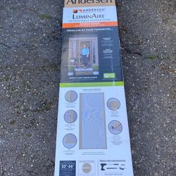 Andersen LuminAire retractable screen door