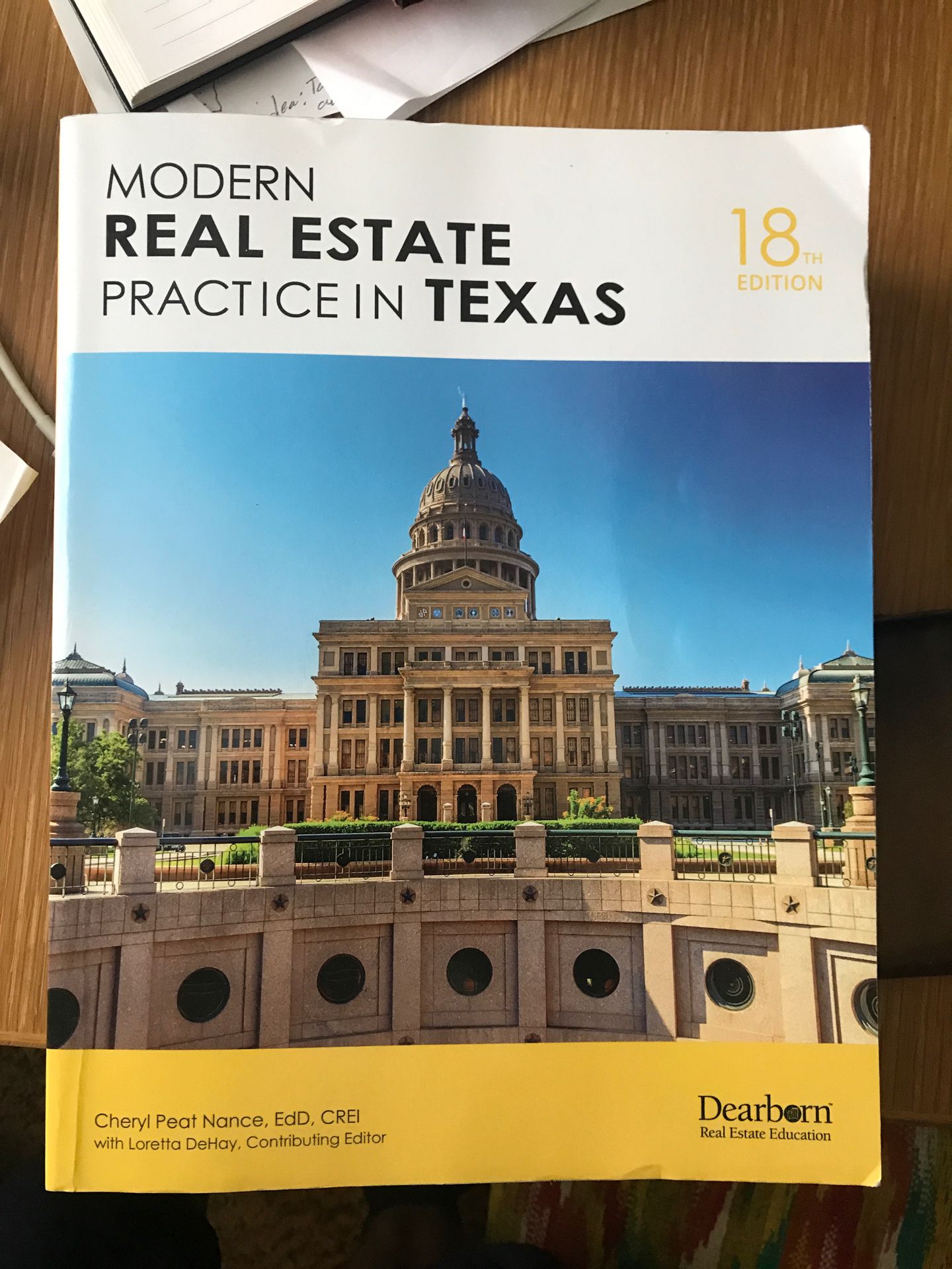 Real estate book, real estate textbook