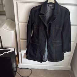 Denim long sleeve top