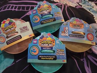 New sealed RMS five below Crazy Fun viral Mystery Dumplings and Squishy Buns!