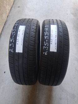 (2) 235/55/20 MICHELIN PREMIER LTX LIFE: 80%