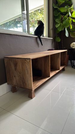 Media Console (Real Oak Wood)
