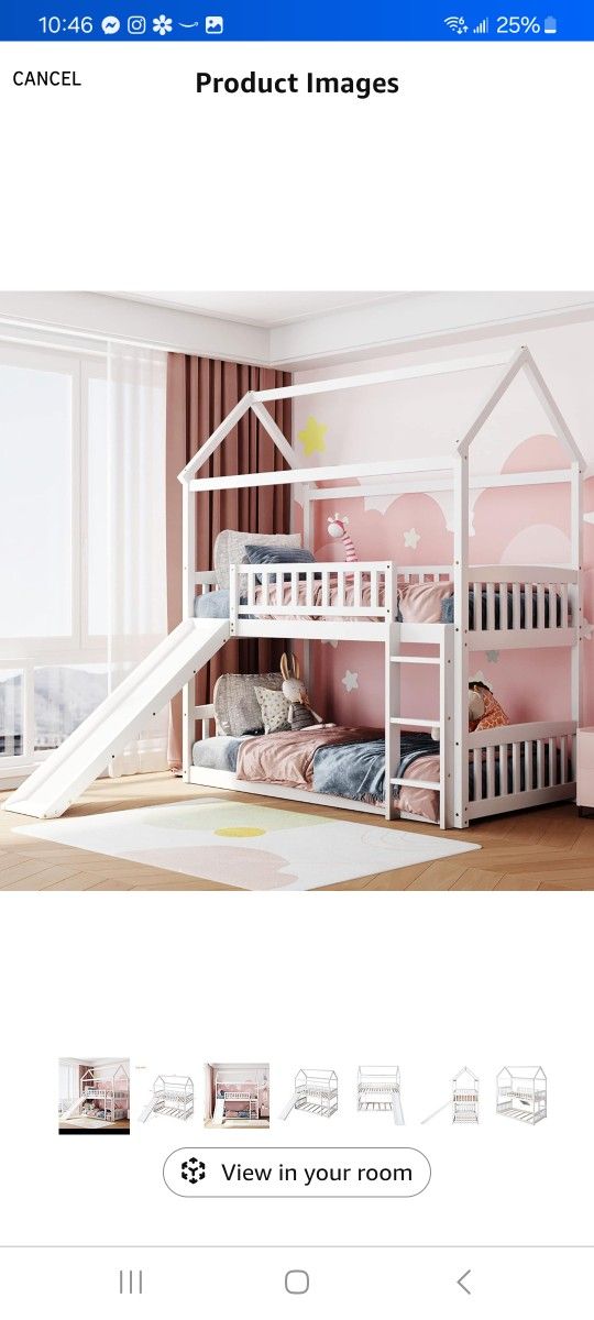 Twin House Bunkbed