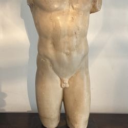 Vintage Alva Museum Studios Nude Greek Statue, Louvre Replica 