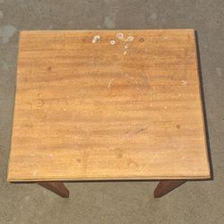 Vintage Art Nouveau Four Legged Table Markings On Bottom JOB 141 