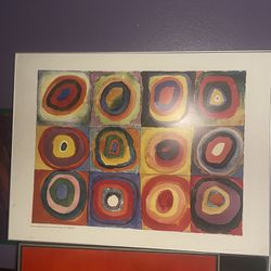  Wassily Kandinsky "Colour Study 1913" Abstract Art CUSTOM FRAMED