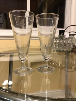 Princess House Vintage Pilsner Glasses