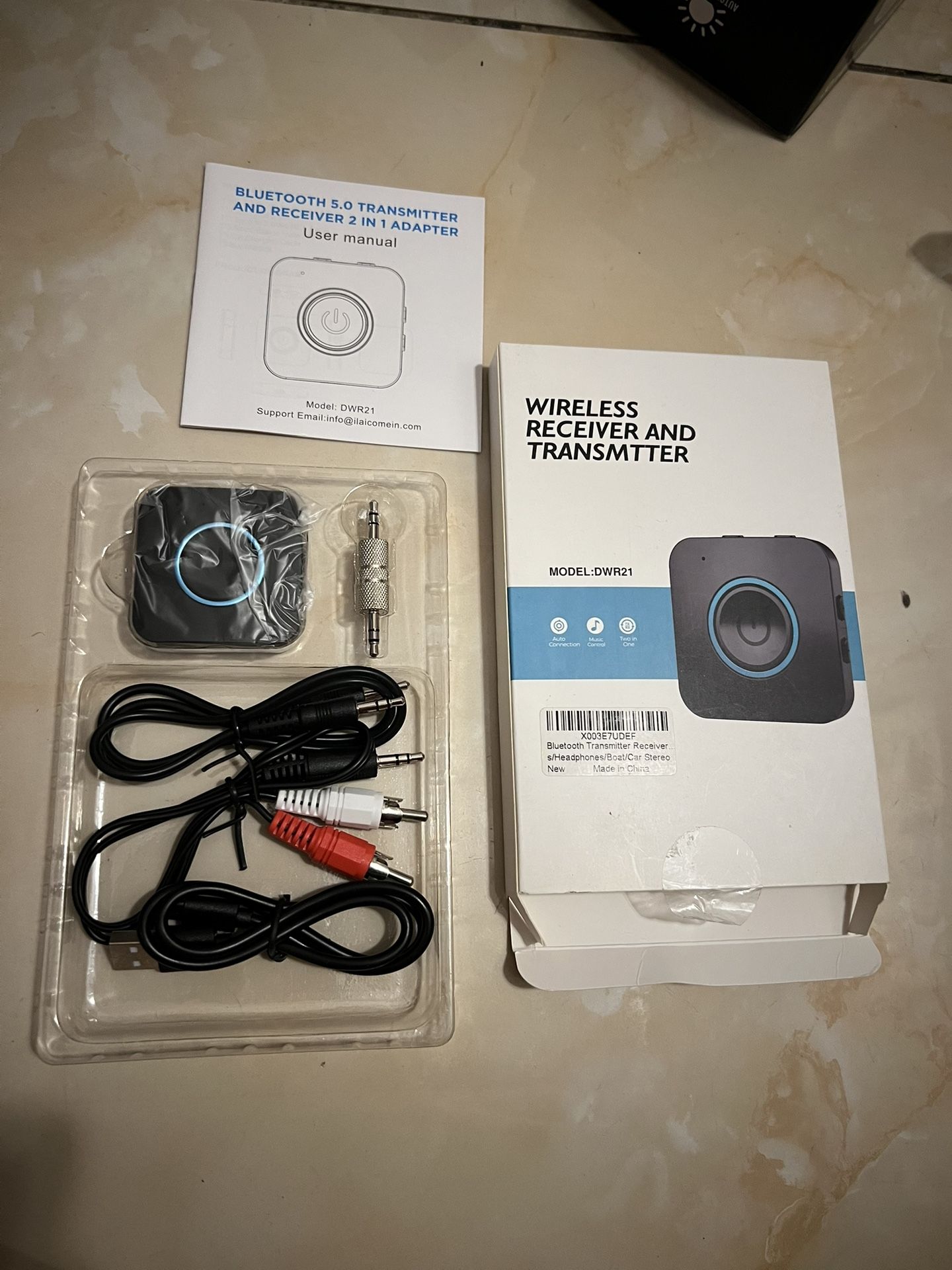Bluetooth 5.0 Transmitter And Received 2 In 1 Adapter (never Used)