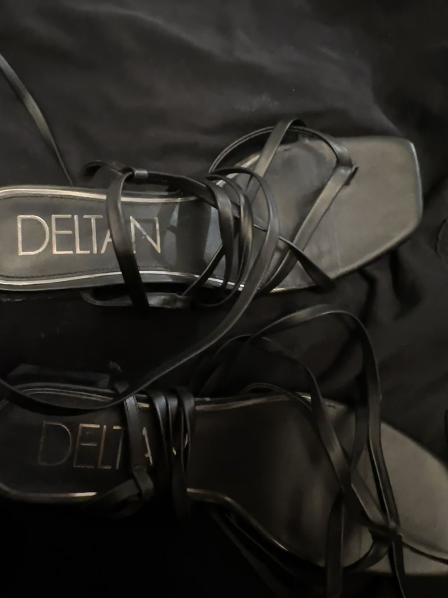 Deltan Block Heel Sandal