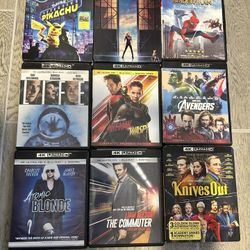 4K And BluRay Movies