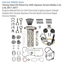 Timing Chain Kit Engine Rebuild Kit 2.2L 2.4L
