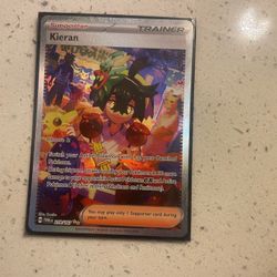 Kieran Full Art Trainer Pokemon Twilight Masquerade