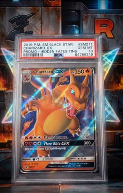 PSA 10 Charizard GX SM211 Hidden Fates Promo