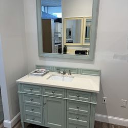 Light Blue Vanity