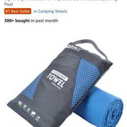 2pcs Microfiber Towel, 16x32”, New