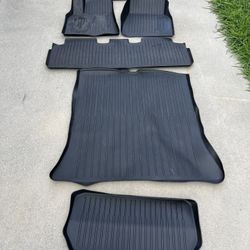 2020 - 2024 OEM Tesla Model Y All Weather Floor Liners Mats Complete Set