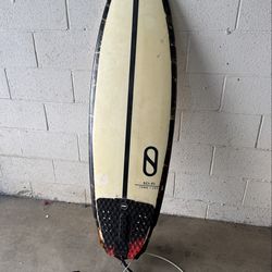 Tomo Sci-Fi Surfboard 5 Fin Slater Designs Firewire LFT Shortboard w/ Leash