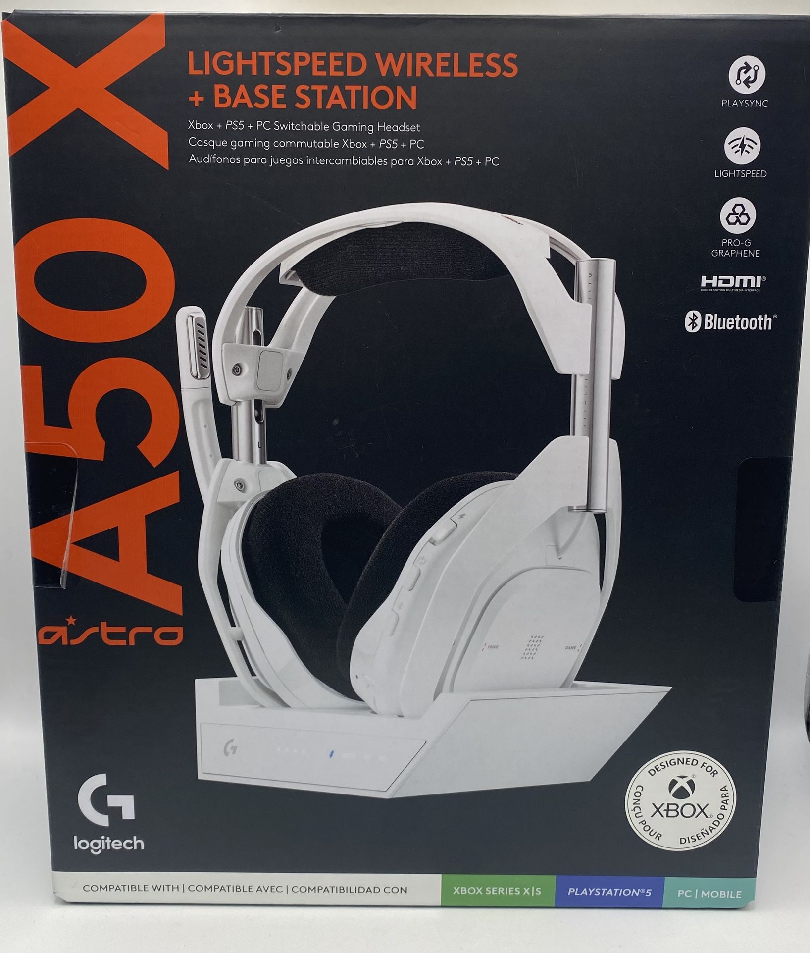 NEW Logitech Astro A50 X LIGHTSPEED Wireless Gaming Headset + Base Station White