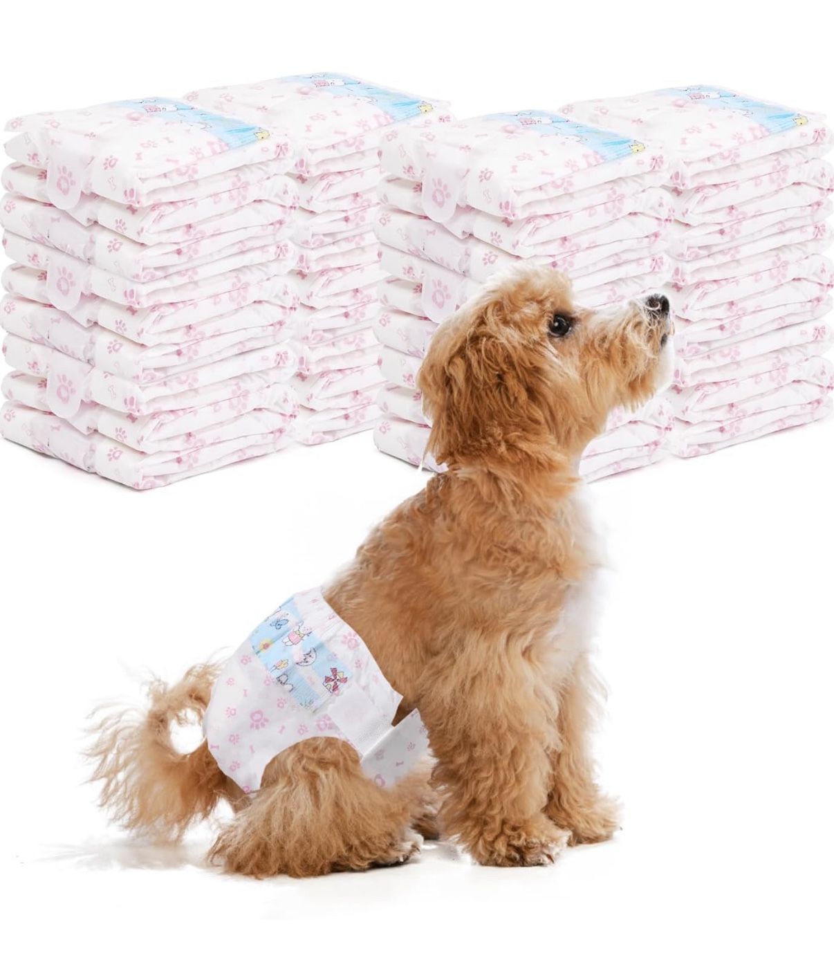 Disposable Dog Diapers Female 90 Count Doggie Diapers For Female Dogs