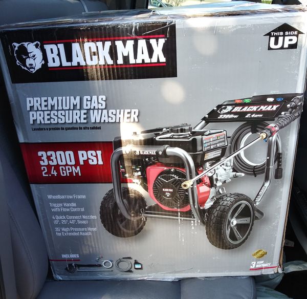Black Max 3300 Psi Pressure Washer Manual