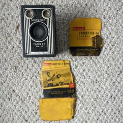 Vintage Kodak Brownie Target Six-16 Still Film Camera