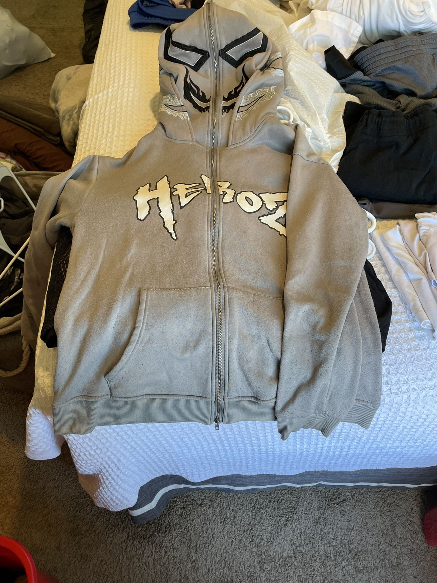 Heroz double hooded hoodie 