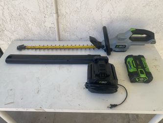 EGO POWER+ Hedge Trimmer Cordless Electric Hedge Trimmer 24” Includes 56V 2.5Ah Battery and Charger $100 For Everything Or Will Sell Separately Charg