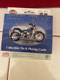 Harley-Davidson Collectible Tin & Playing Cards Set