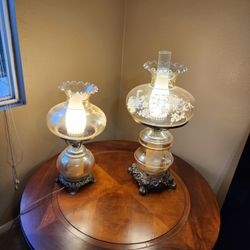 Antique Hurricane Lamps
