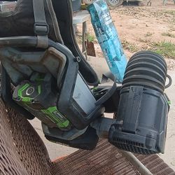 EV Go Electric Backpack Blower And  Weedeater