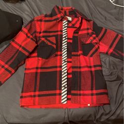 Off White Logo Print Checkered 
