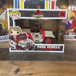 Funko Pop Jurassic Park 25th Anniversary Park Vehicle #39 (Package Damage)