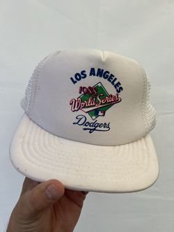 Vintage 80's AJD Super Stripe LA Dodgers Trucker Hat Snap Back USA for Sale  in Los Angeles, CA - OfferUp