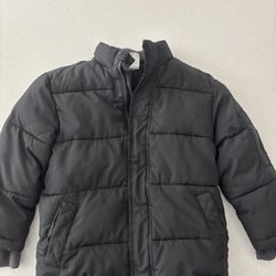 BOYS CRAZY EIGHT SM 5/6 PUFFER JACKET BLACK