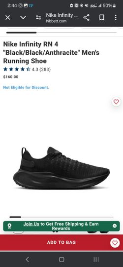 Nike Infinity Run 4. NIB. Men Size 10/ Wmn Size 11.5