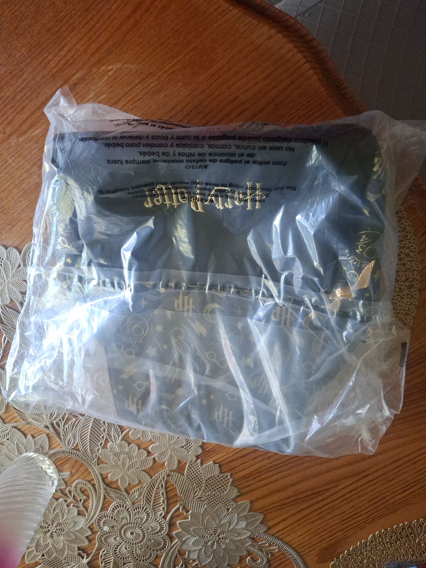 Primark Black Harry Potter Backpack Golden Snitch