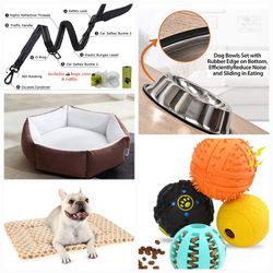 Brand New 42x28x31 Dog Crate/ 42 Crate Bed/ 2 Hanging Kennel Bowls/ 2 Dog  Chew Toys / Dog Cage Alone $80 for Sale in Fontana, CA - OfferUp