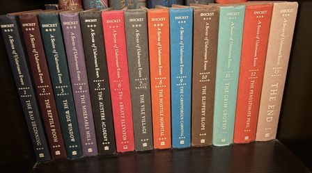 A Series of Unfortunate Events by Lemony Snicket – Complete Hardcover Set, Books 1–13